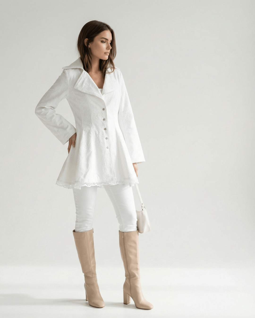 VESTE ÉVASÉE BRODÉ - PIÈCE UNIQUE