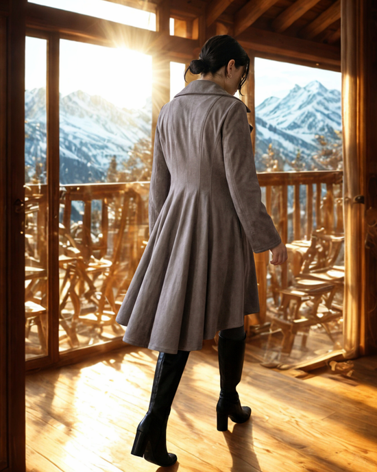 VESTE LONGUE ÉVASÉE 