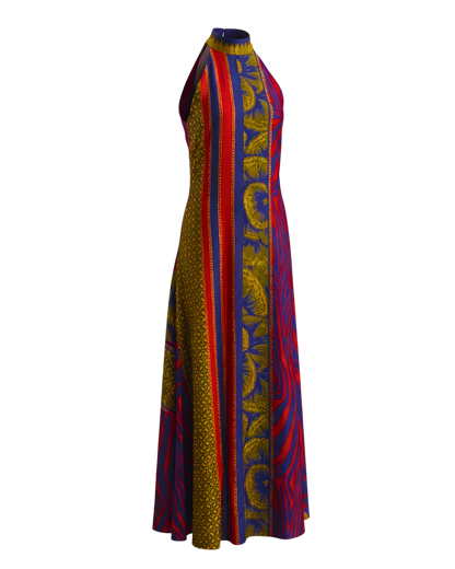 ROBE LONGUE MUSE RED