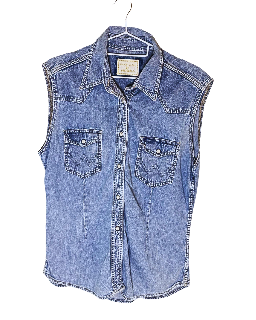GILET EN JEAN BRODÉ