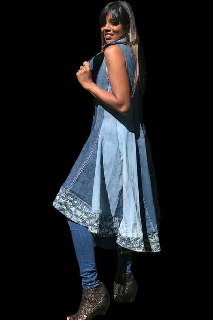 VESTE EVASE JEANS