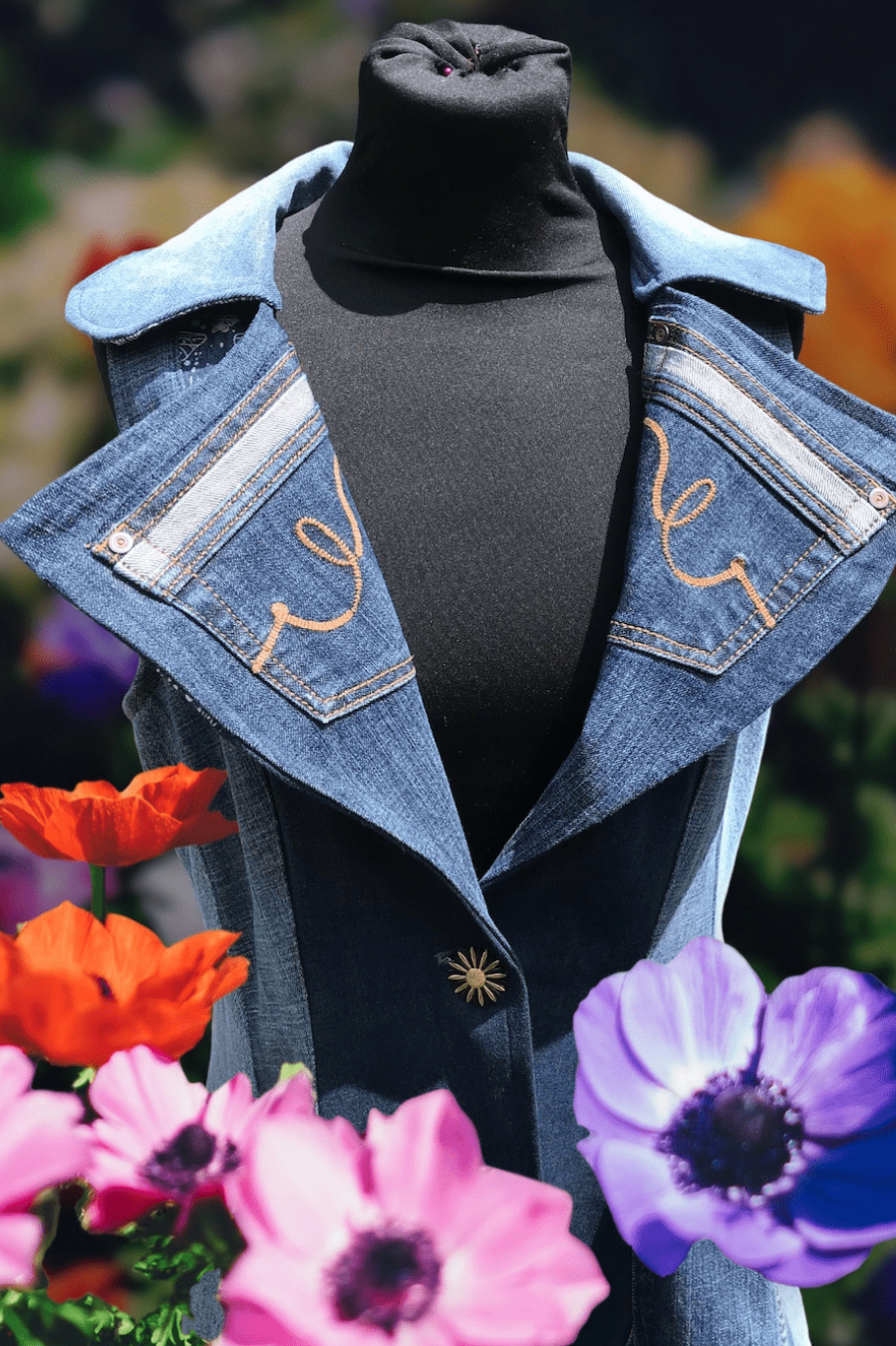VESTE EVASE JEANS