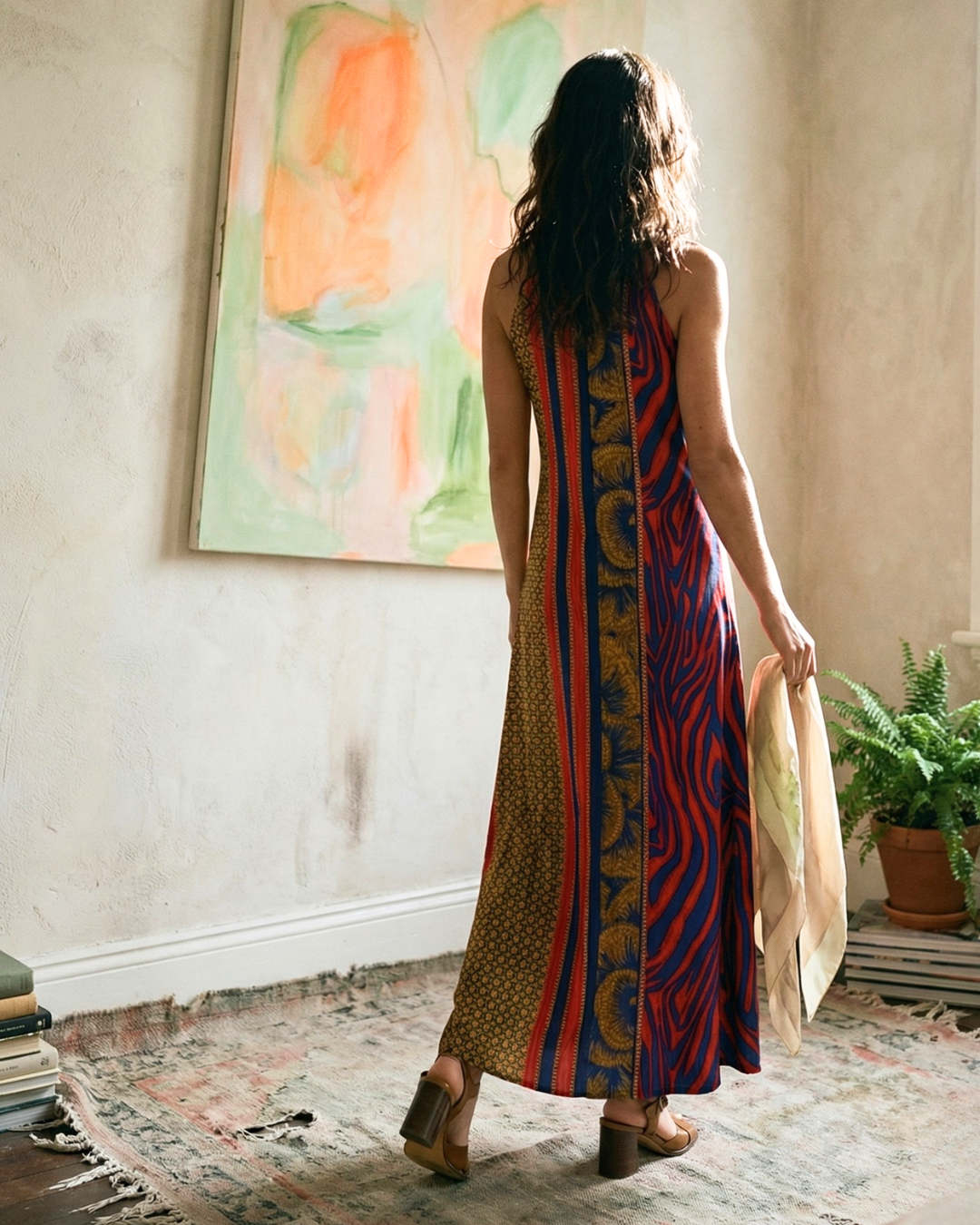 ROBE LONGUE MUSE RED
