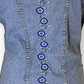 GILET EN JEAN BRODÉ