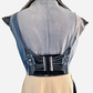 TOP-VEST JEANS MACRAME