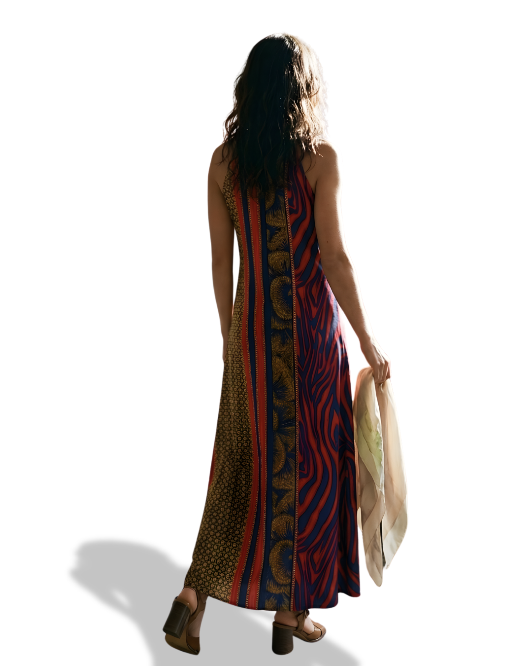 ROBE LONGUE MUSE RED