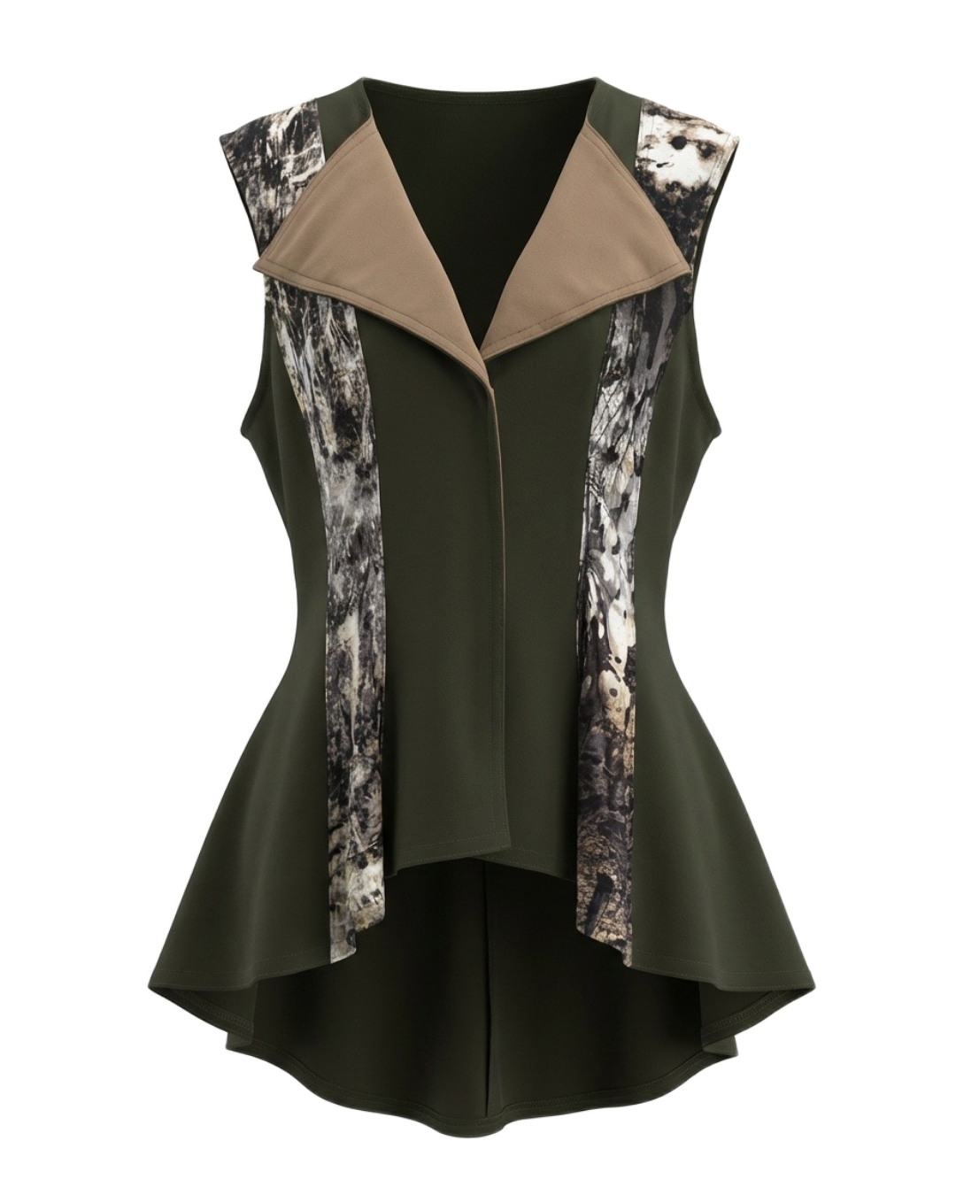 VESTE TOP SANS MANCHES