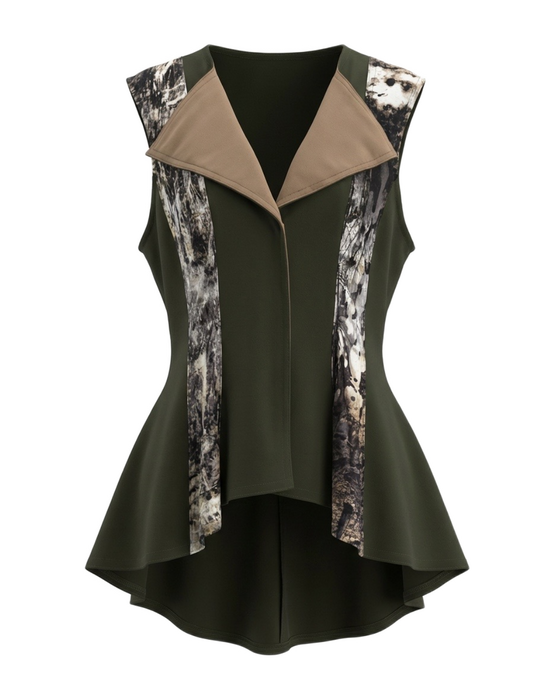VESTE TOP SANS MANCHES