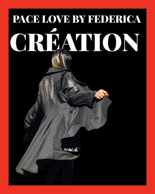 VESTE LONGUE ÉVASÉE – PIÈCE UNIQUE