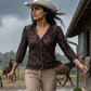 VESTE DI  PIZZO MARRONE 
