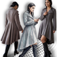VESTE LONGUE ÉVASÉE 