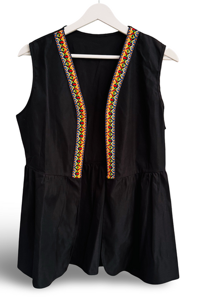 GILET À L’ESPRIT AMÉRINDIEN