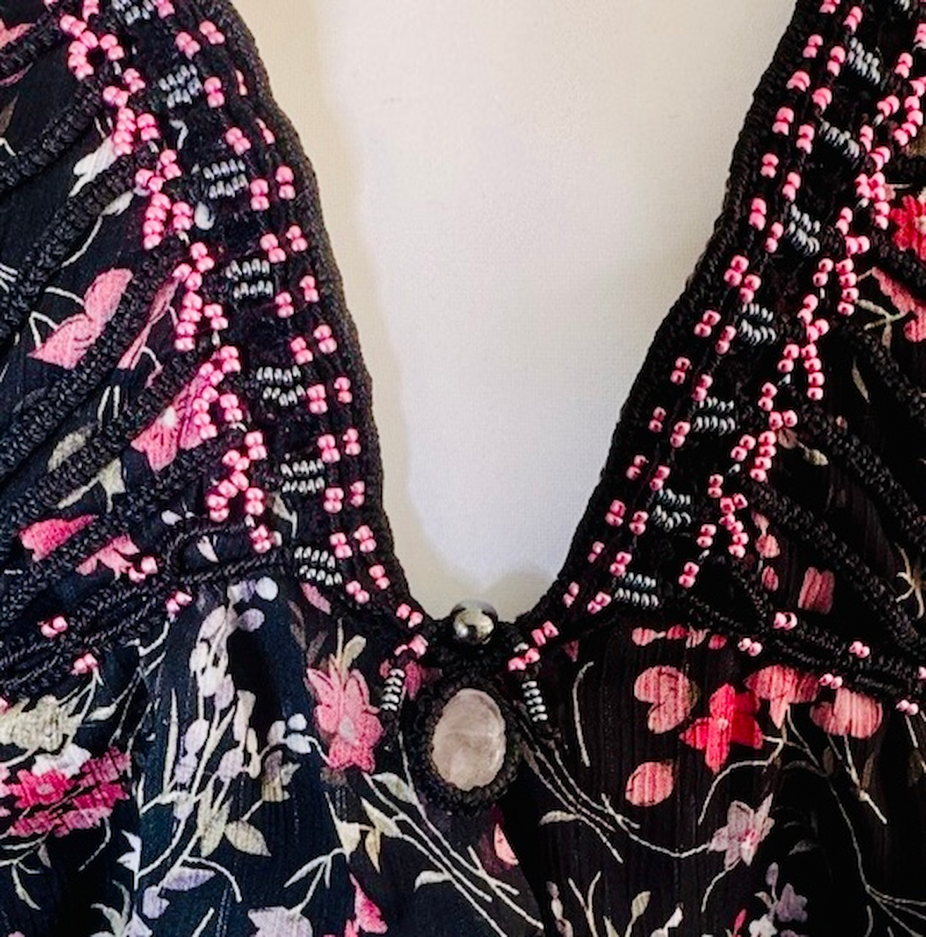 CHEMISE TOP EN MACRAMÉ – PIÈCE UNIQUE