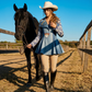 VESTE JEANS ÉVASÉE - PIÈCE UNIQUE